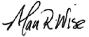 Alan Wise signature